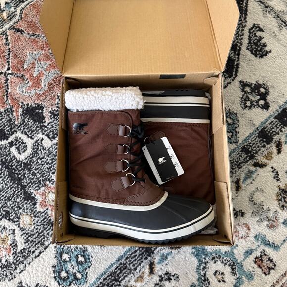 SOREL 1964 Pac Nylon WP Boot Tobacco Black - Picture 1 of 4